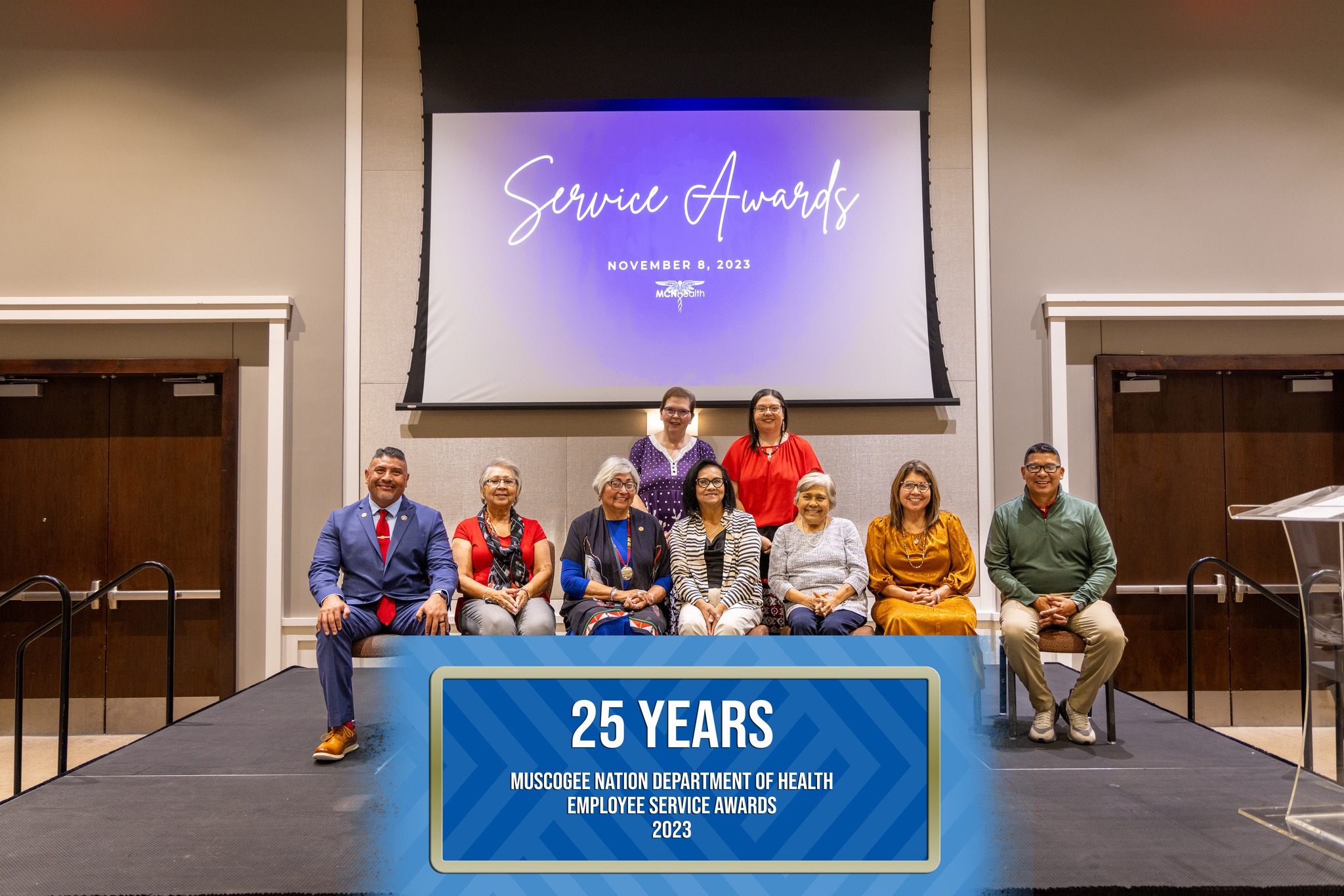 MCN Health Hosts 2023 Service Awards - Muscogee Nation Department of ...